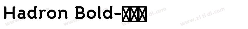 Hadron Bold字体转换